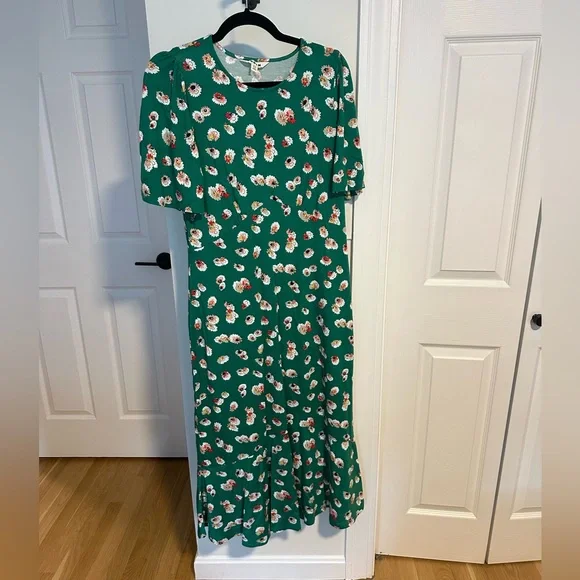 Boden Felicity Green Midi Dress - Picture 4 of 6
